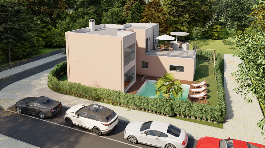 Villa T3+1 with garden and pool in Palmela